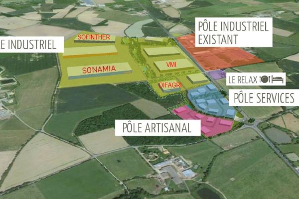 Land in business park marches de Bretagne in Vendée