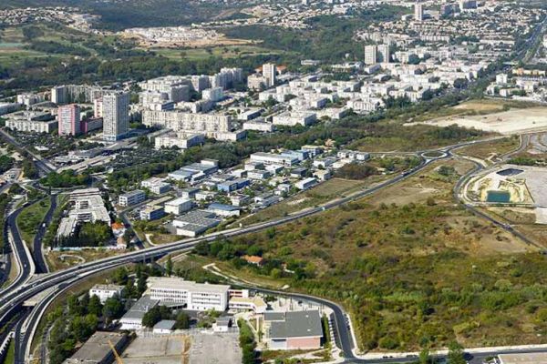 Land for sale in business park Parc 2000 in Montpellier South France 