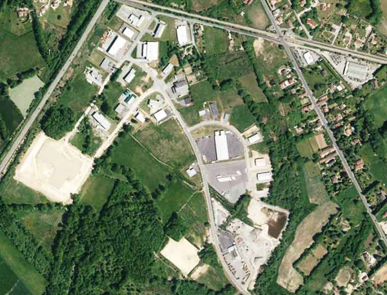 land spaces available in Océalim Industrial park in Couzeix 